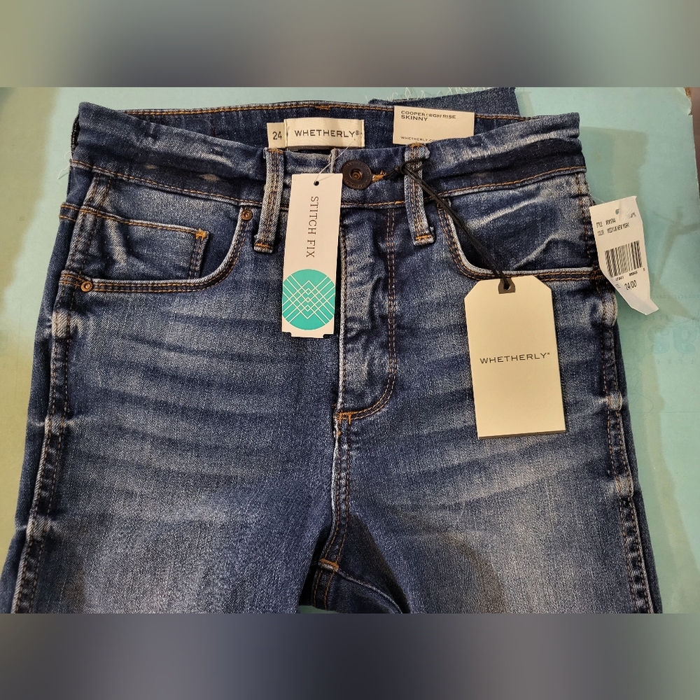 NWT Ladies Whetherly Cooper High Rise Skinny Jeans sz 24